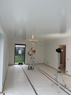 Schilderen plafond wit